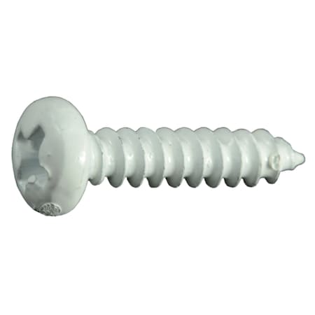 Midwest Fastener Sheet Metal Screw, #6 x 5/8 in, Painted Steel Pan Head Phillips Drive, 45 PK 35962